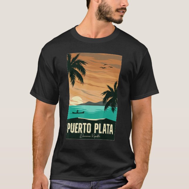 Puerto Plata vacation Puerto Plata souvenirs Domin T-Shirt (Front)