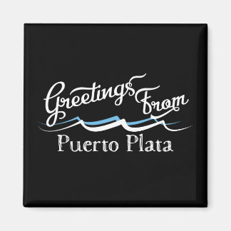 Puerto Plata Water Waves Magnet