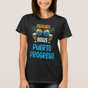 Puerto Progreso Beaches Mexico Vacation Party Matc T-Shirt