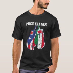 Puerto Rican And Italian Flag  Puertalian T-Shirt