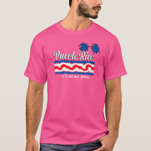 Puerto Rican Boy Girl It's in my DNA Puerto Rico R T-Shirt