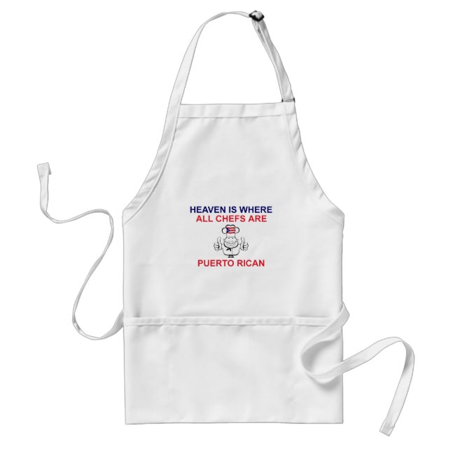 Puerto Rican Chefs 2 Standard Apron (Front)