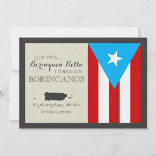 Puerto Rican Christmas: Patriotic Flag Holiday Card