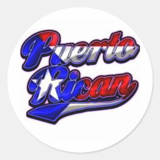 Puerto Rican Classic Round Sticker