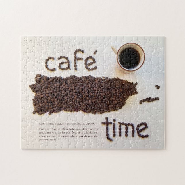 Puerto Rican Coffee Time Photography Jigsaw Puzzle (Horizontal)