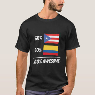 Puerto Rican Colombian Flag Puerto Rico Colombia T-Shirt