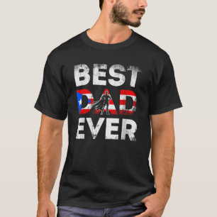 Puerto Rican Dad Puerto Rico Father Superhero Hero T-Shirt