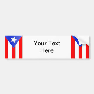 Puerto Rican Flag Bumper Sticker