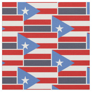 Puerto Rican Flag Fabric