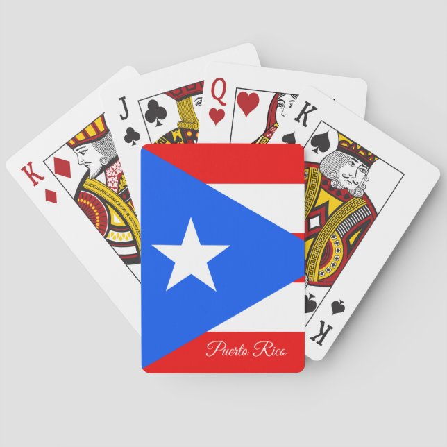 Puerto Rican Flag Games, Puerto Rico Playing Cards (Back)