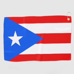 Puerto Rican Flag & golf Puerto Rico /sports Towel