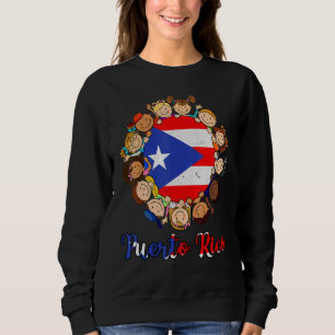 Puerto Rican Flag Hispanic Heritage Boricua Puerto Sweatshirt