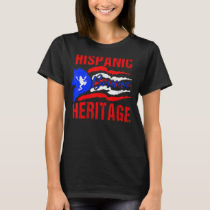 Puerto Rican Flag Hispanic Heritage Boricua Puerto T-Shirt