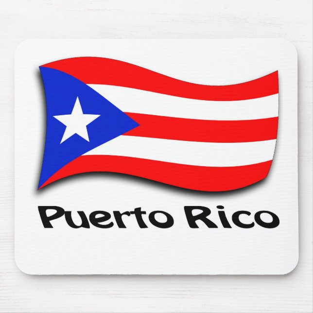 Puerto Rican Flag Mouse Mat (Front)