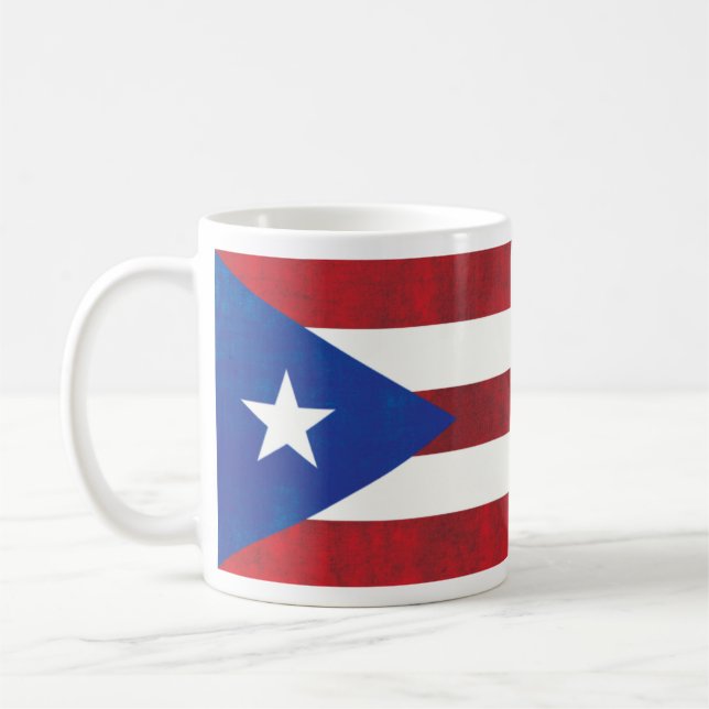 Puerto Rican Flag Mug (Left)