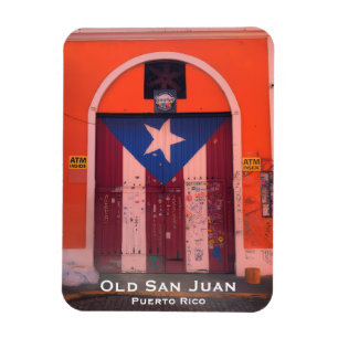 Puerto Rican Flag - Old San Juan - Boricua! Magnet