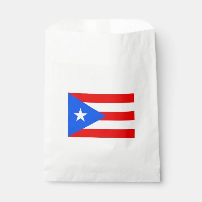Puerto Rican Flag (Puerto Rico) Favour Bags (Front)