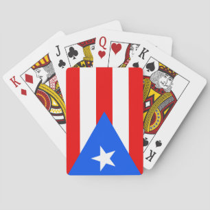 Puerto Rican Flag (Puerto Rico) Playing Cards