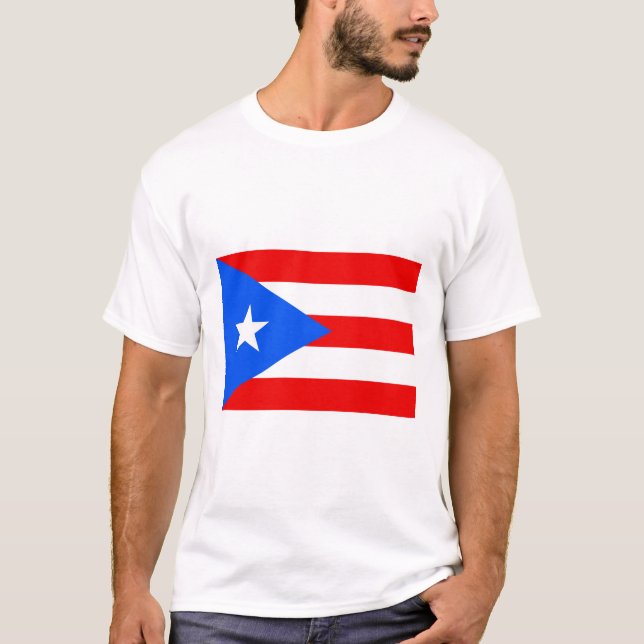 Puerto Rican Flag (Puerto Rico) T-Shirt (Front)