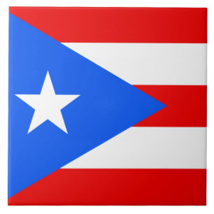 Puerto Rican Flag (Puerto Rico) Tile