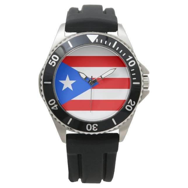 Puerto Rican Flag (Puerto Rico) Watch (Front)