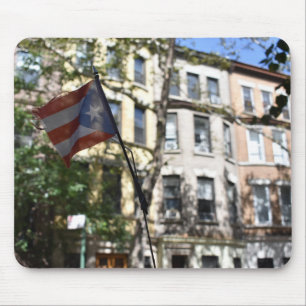 Puerto Rican Flag Upper West Side New York NYC Mouse Mat