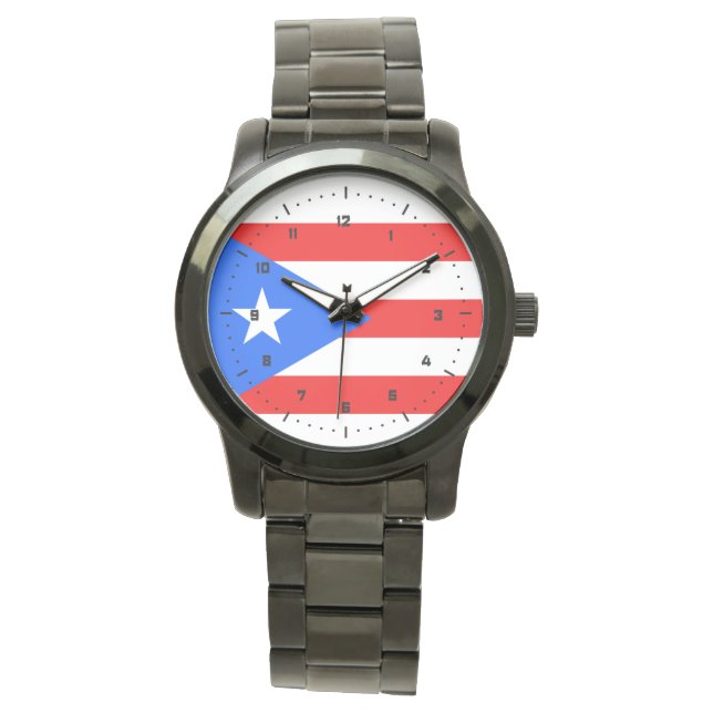 Puerto Rican flag Watch (Front)