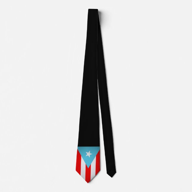 Puerto Rican Flags   Tie (Front)