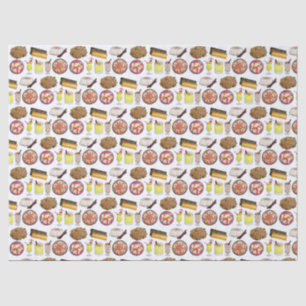 Puerto Rican Food Cuisine Love Puerto Rico Foodie Tissue Paper