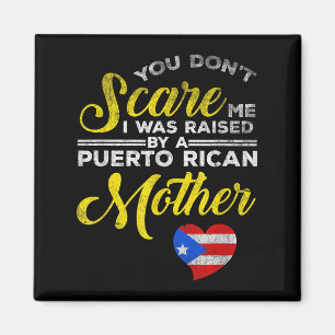 Puerto Rican Funny Quote Puerto Rico Pride Distres Magnet