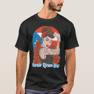 Puerto Rican Girl Puerto Rico Women Boricua T-Shirt