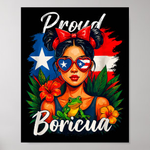 Puerto Rican Girls Boricua Puerto Rico Heritage Me Poster