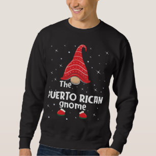 Puerto Rican Gnome Family Matching Christmas Funny Sweatshirt