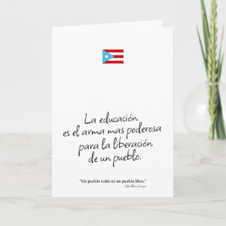 Puerto Rican Graduation Card – Boricua Greeting