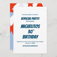 Puerto Rican Hispanic Latin Birthday Party Stars