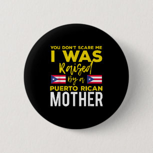 Puerto Rican Joke Quote Puerto Rico Pride 6 Cm Round Badge