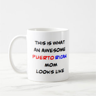 puerto rican mum, awesome coffee mug