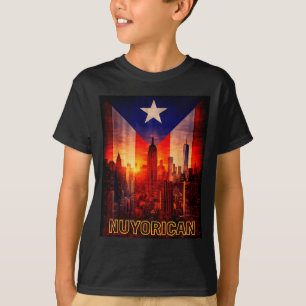 Puerto rican ny men women taino flag puerto rico T-Shirt