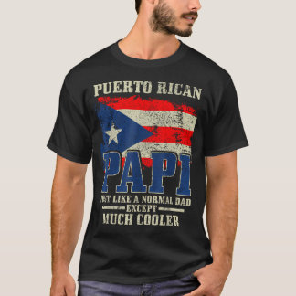 Puerto Rican Papi Dad Puerto Rico Pride Boricua T-Shirt