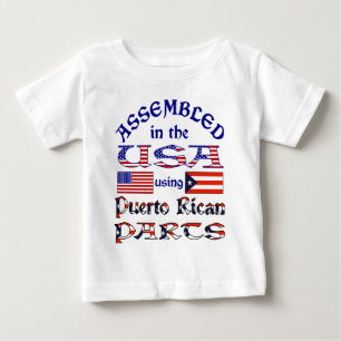Puerto Rican Parts Front Baby T-Shirt