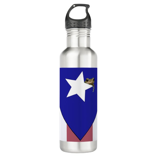 Puerto Rican Pride 710 Ml Water Bottle (Front)