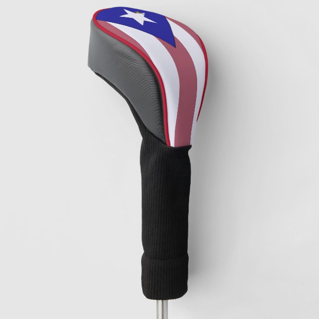 Puerto Rican Pride Golf Head Cover (Angled)
