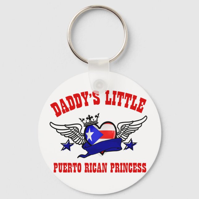 puerto rican priincess designs key ring (Front)