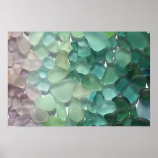 Puerto Rican Sea Glass Poster