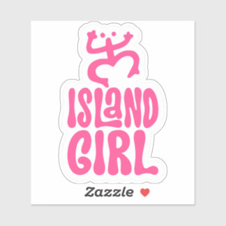 Puerto Rican Taino Coqui Symbol Pink Island Girl