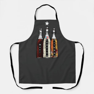 Puerto Rican Traditional Drinks 100% Boricua  Apron