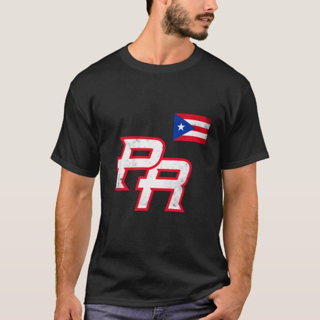 Puerto Rico 2023 Baseball Flag Pride Red Boricua P T-Shirt (Front)