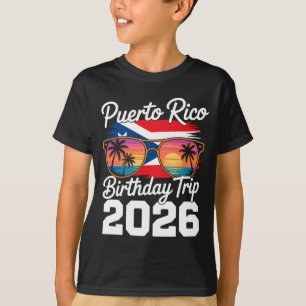 Puerto rico 2026 birthday trip performance T-Shirt