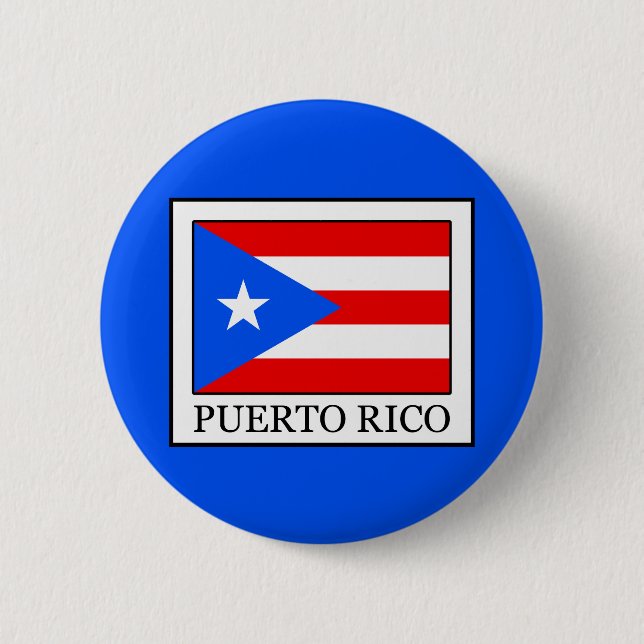 Puerto Rico 6 Cm Round Badge (Front)