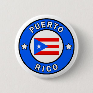 Puerto Rico 6 Cm Round Badge